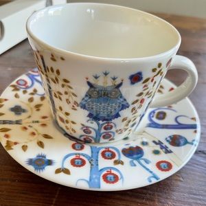 iittala coffee mug and dish